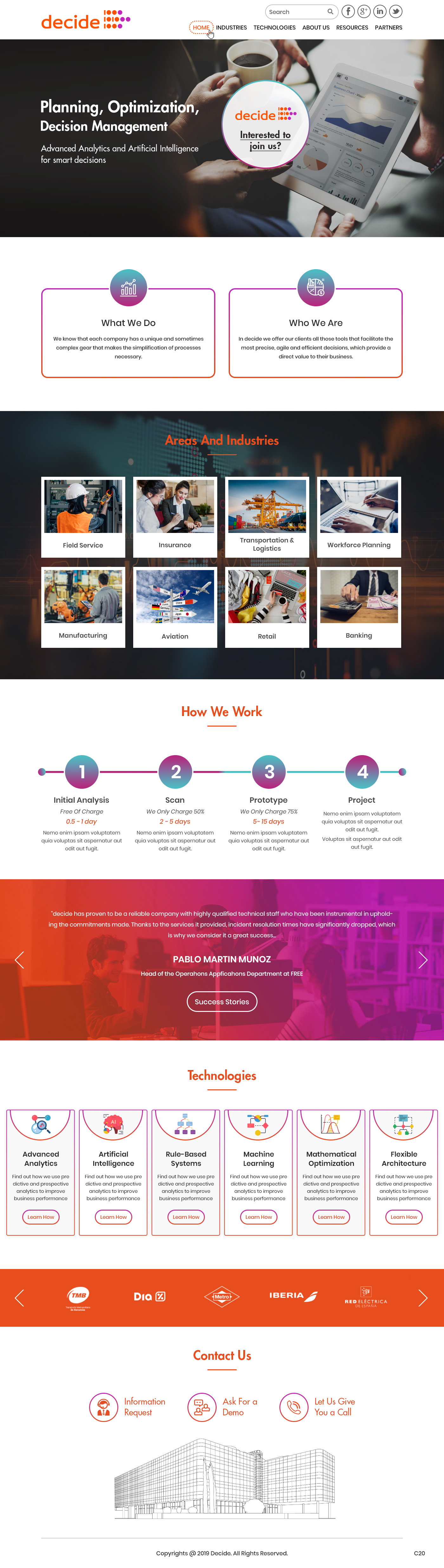 Web Design by pb for Decide Soluciones | Design #23157221