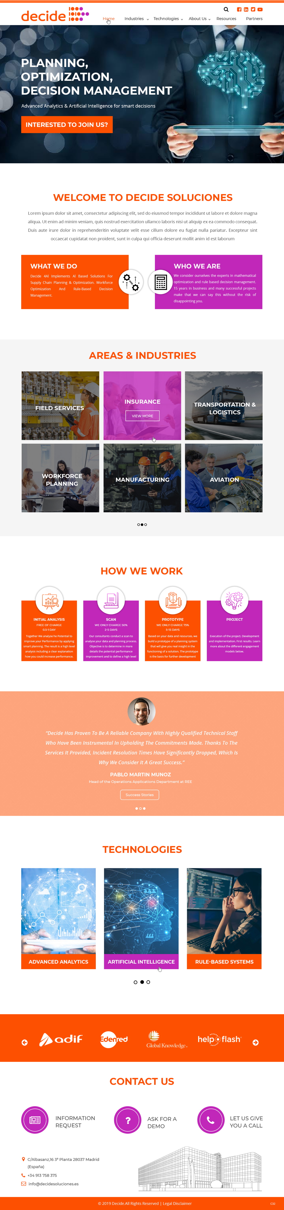 Web Design by pb for Decide Soluciones | Design #23157222