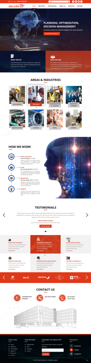 Web Design by pb for Decide Soluciones | Design: #23157224