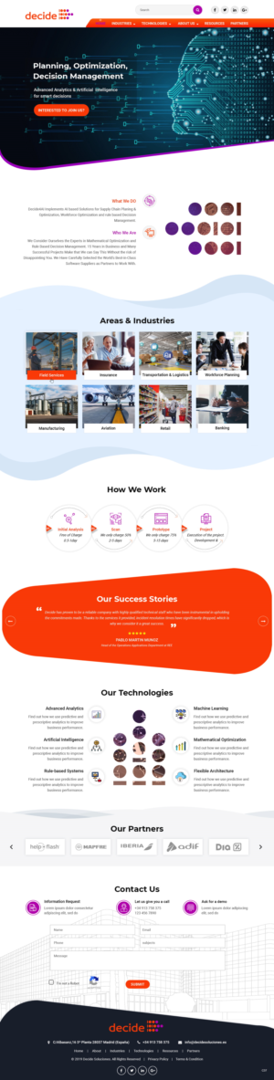 Web Design by pb for Decide Soluciones | Design: #23157227