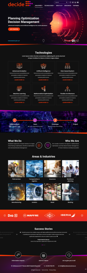 Web Design by pb for Decide Soluciones | Design: #23157228