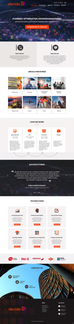 Web Design by pb for Decide Soluciones | Design: #23157237