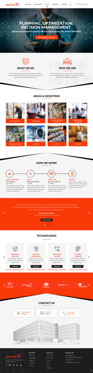 Web Design by pb for Decide Soluciones | Design: #23157238