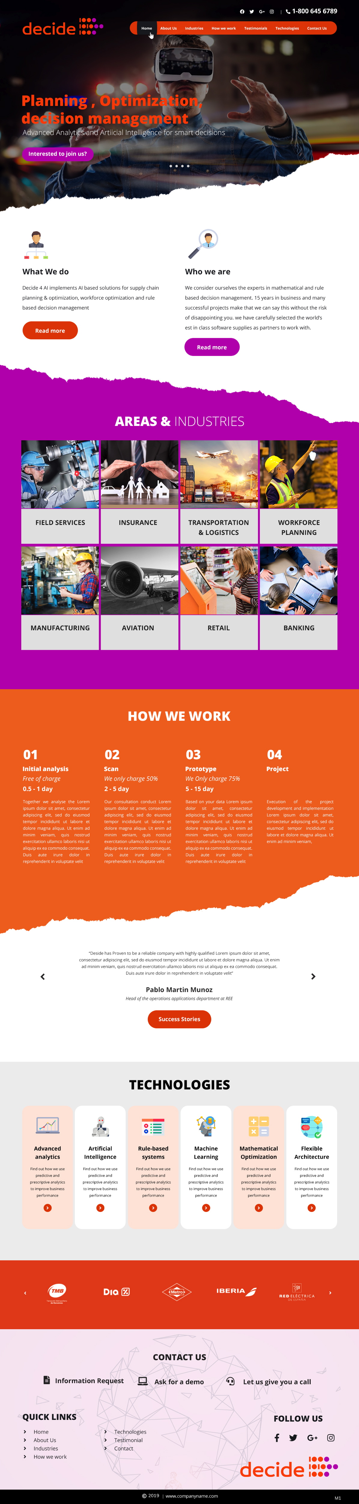 Web Design par pb pour Decide Soluciones | Design #23169705
