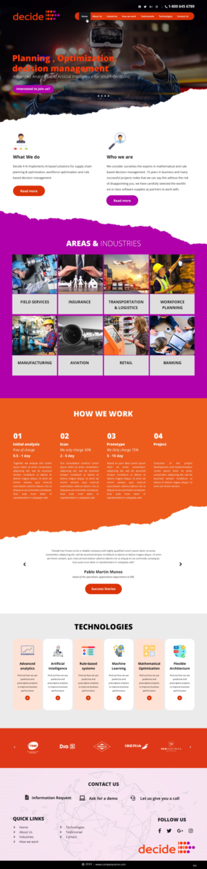 Web Design by pb for Decide Soluciones | Design: #23169705