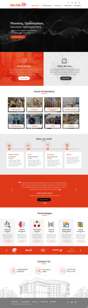 Web Design by pb for Decide Soluciones | Design: #23169707