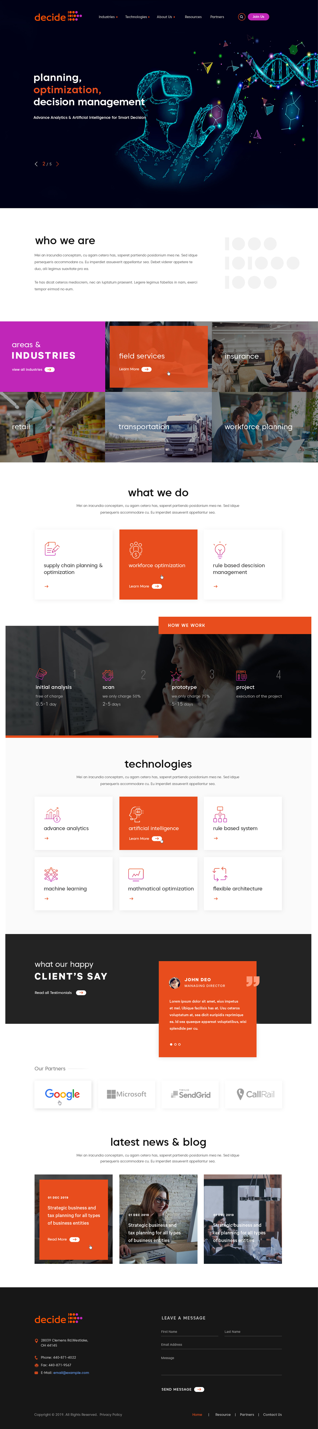 Diseño Web por Vikram M para Decide Soluciones | Diseño #23159427