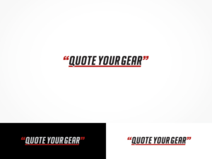 Quote your gear | Logo Design by ArtTank