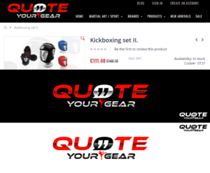 Quote your gear | Logo Design by OR-PiXEL STUDIO ™