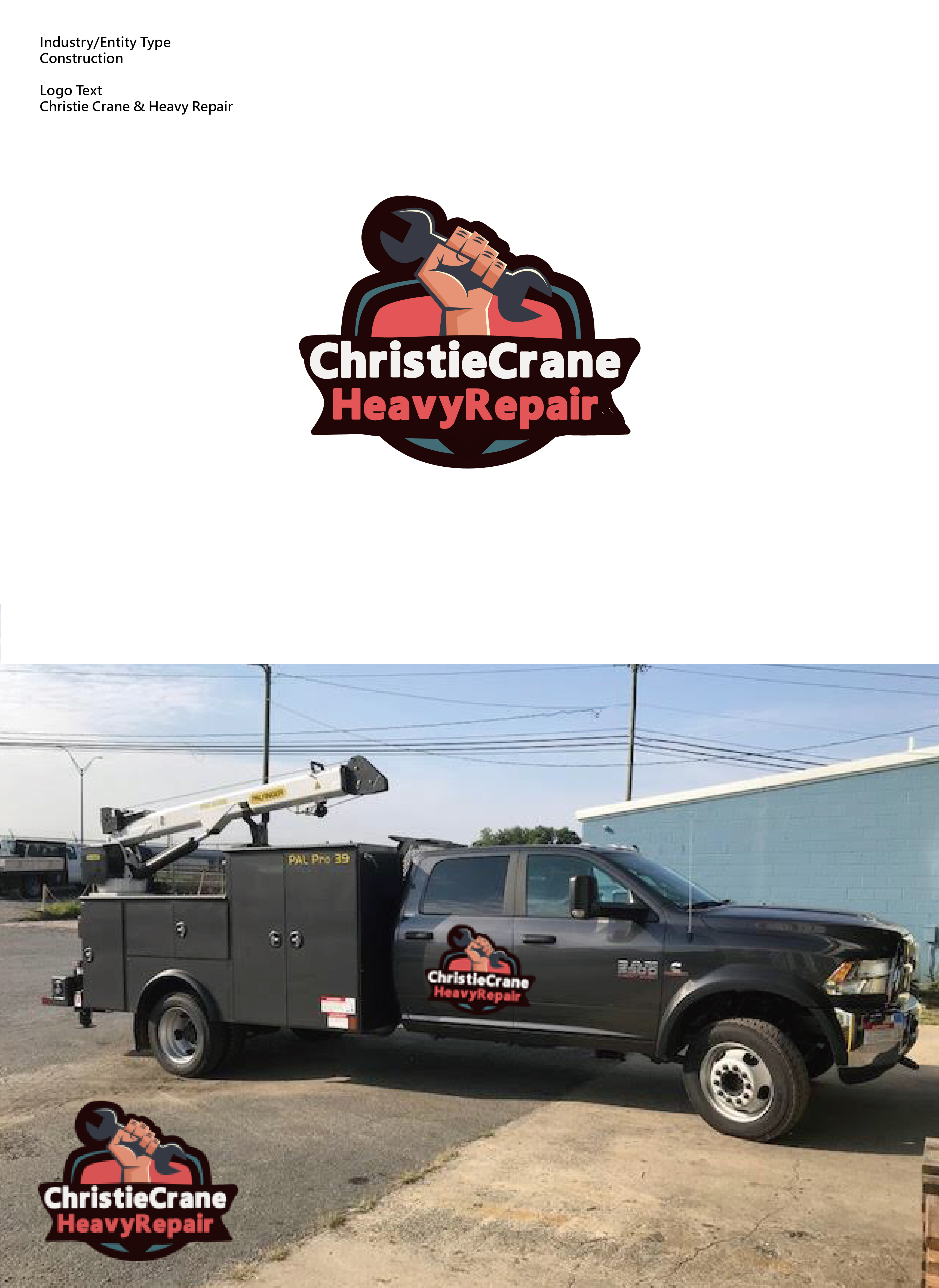 Logo-Design von KhadChad 2 für Christie Crane & Heavy Repair | Design #23200199