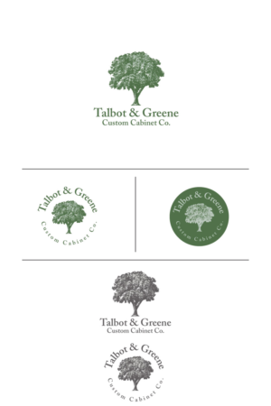 Talbot & Greene Custom Cabinet Co. | Logo Design by macadesign