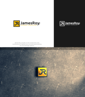 "JamesRoy" with a tagline ¨¨Parking Lot Consultant¨¨ | Design de Logo par JohnM.