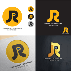 "JamesRoy" with a tagline ¨¨Parking Lot Consultant¨¨ | Logo Design by Miladin