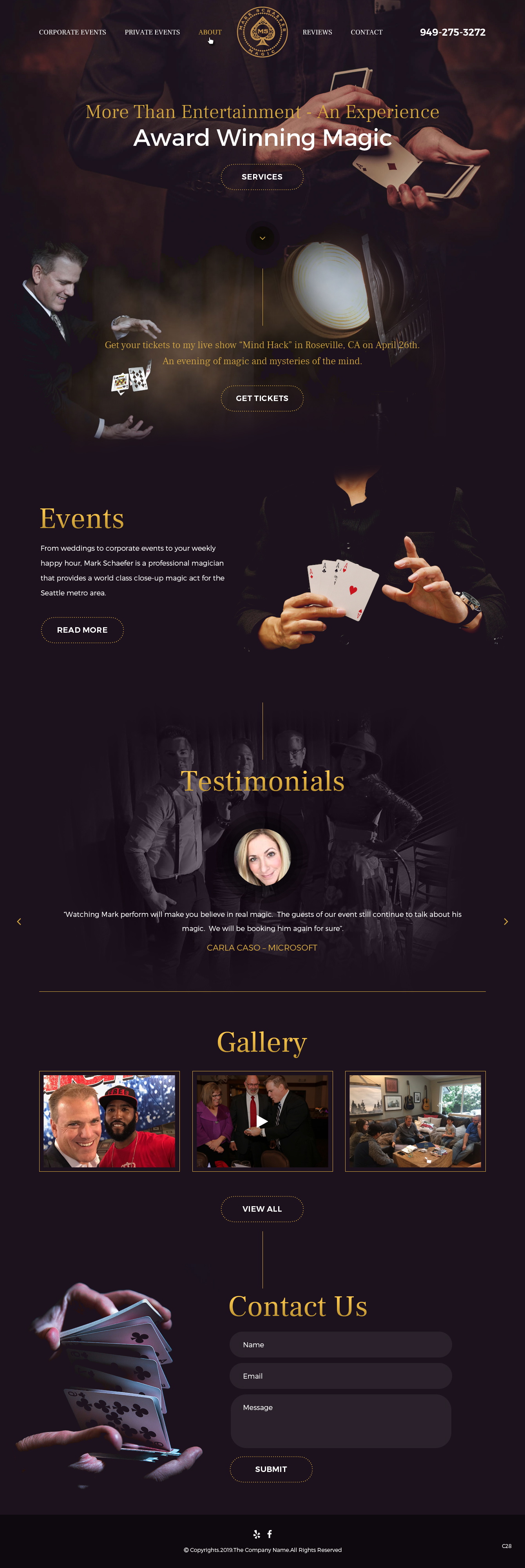 Web Design by pb for Mark Schaefer | Design #23169736