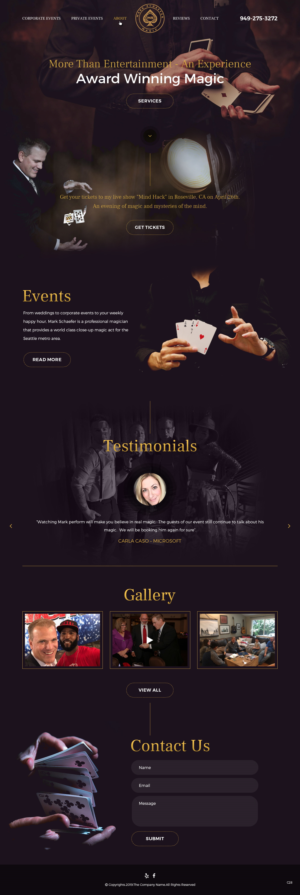 Web Design by pb for Mark Schaefer | Design #23169736