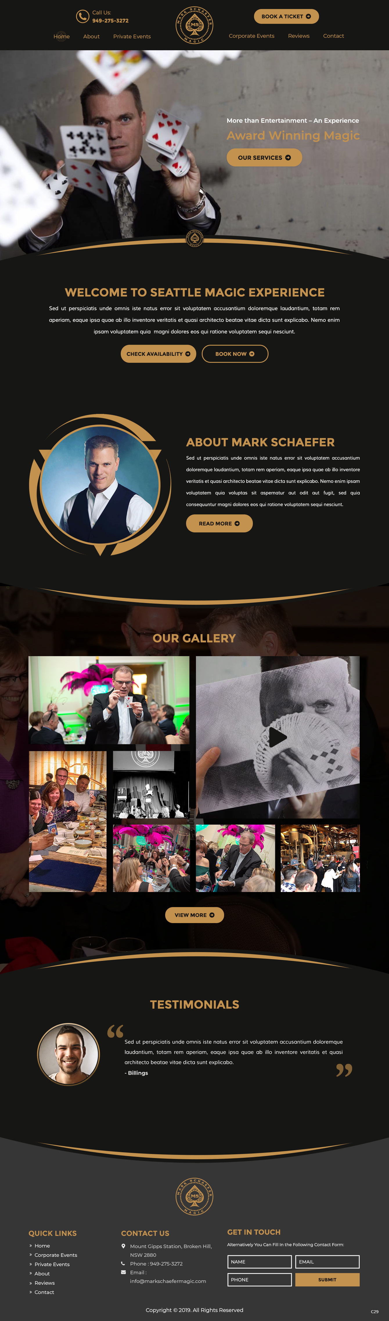 Web Design by pb for Mark Schaefer | Design #23169738