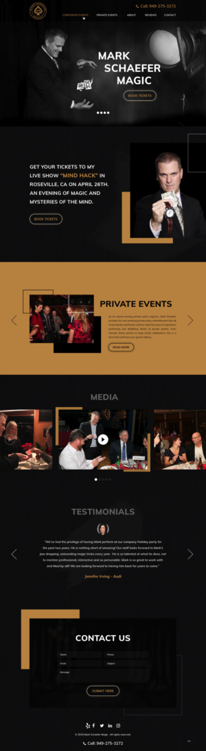 Web Design by pb for Mark Schaefer | Design: #23169740