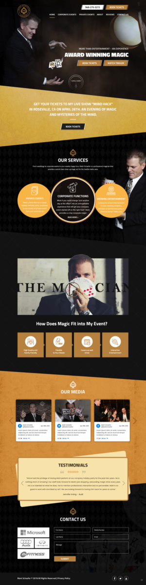 Web Design by pb for Mark Schaefer | Design: #23169743