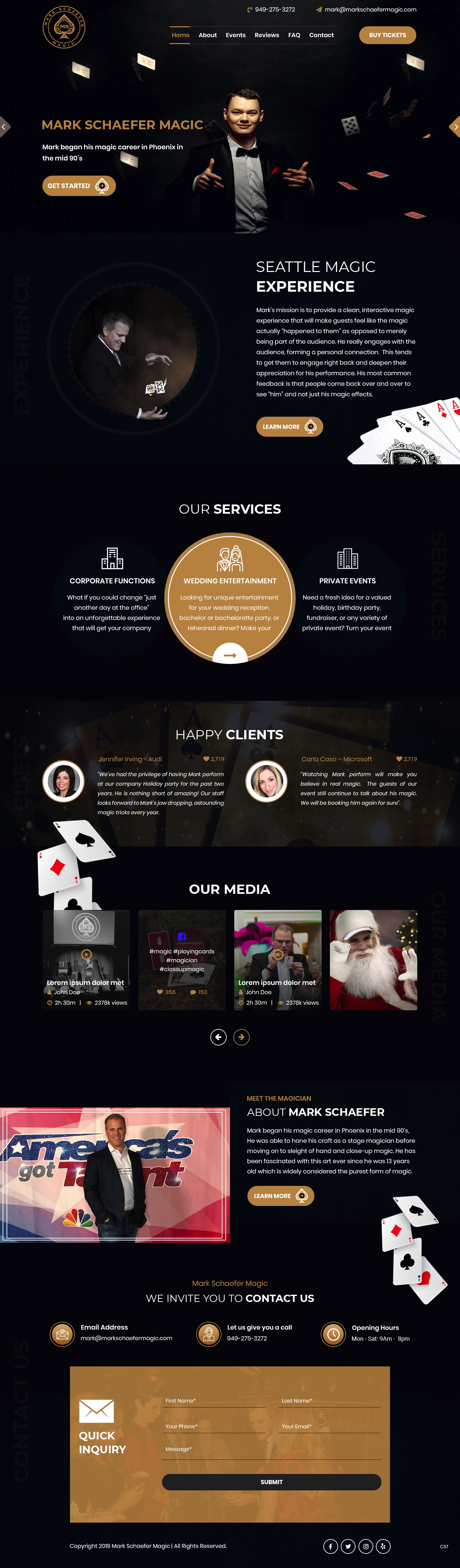 Web Design by pb for Mark Schaefer | Design #23169750
