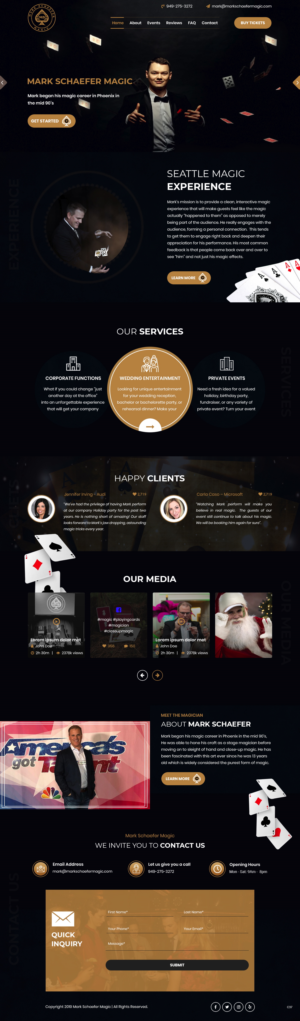 Web Design by pb for Mark Schaefer | Design: #23169750
