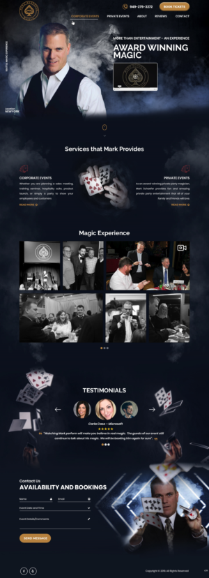Web Design by pb for Mark Schaefer | Design: #23169752