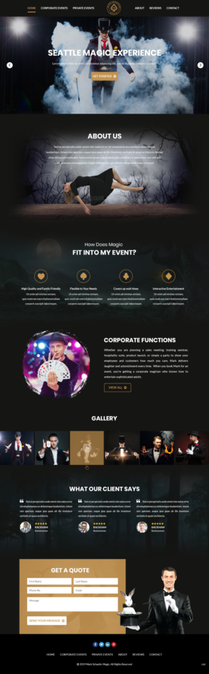 Web Design by pb for Mark Schaefer | Design: #23169760