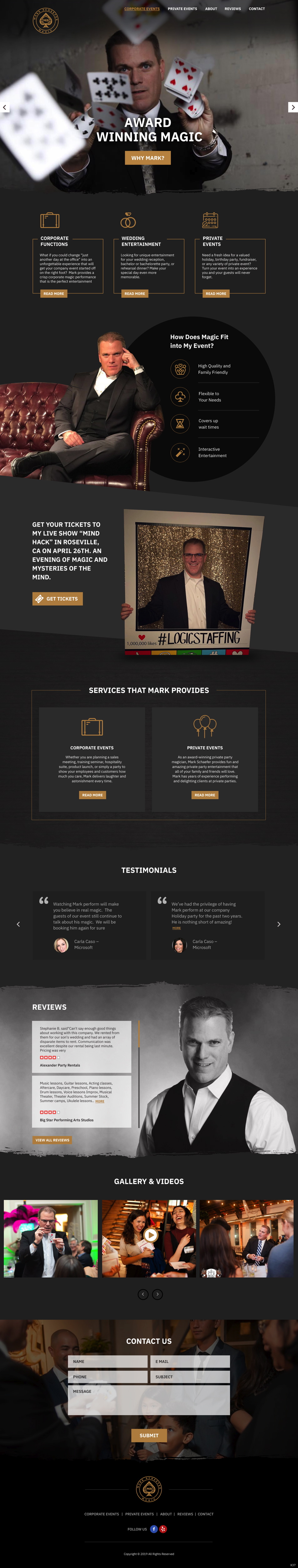 Web Design by pb for Mark Schaefer | Design #23169761
