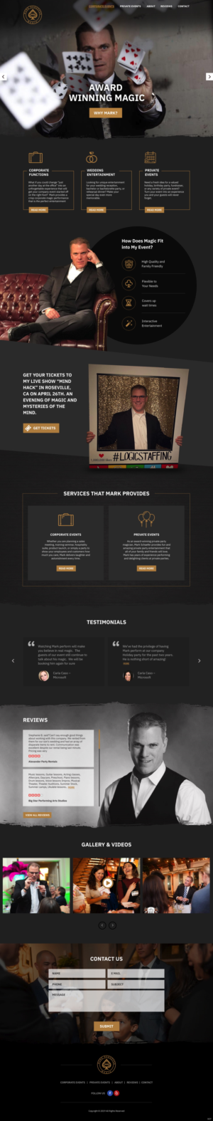 Web Design by pb for Mark Schaefer | Design: #23169761