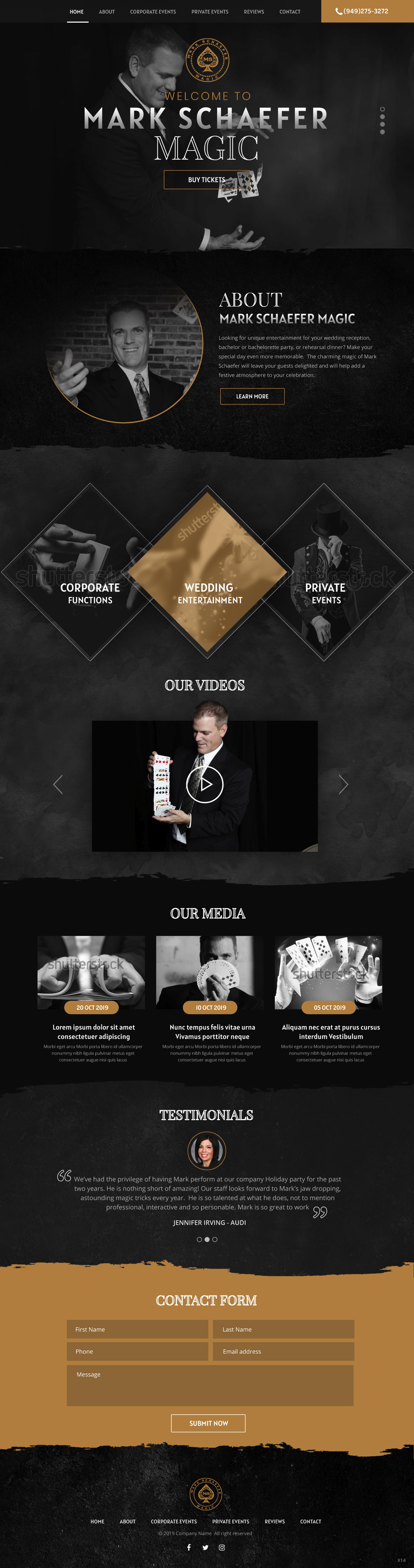 Web Design by pb for Mark Schaefer | Design #23178085