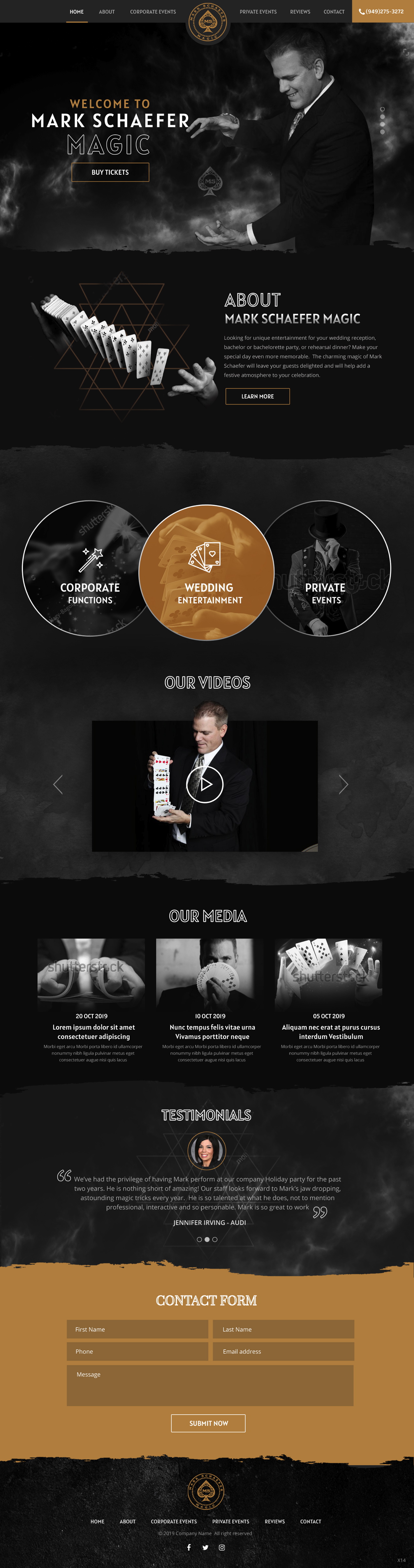 Web Design by pb for Mark Schaefer | Design #23178086