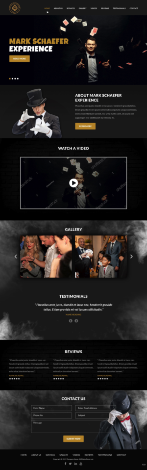 Web Design by pb for Mark Schaefer | Design: #23178087