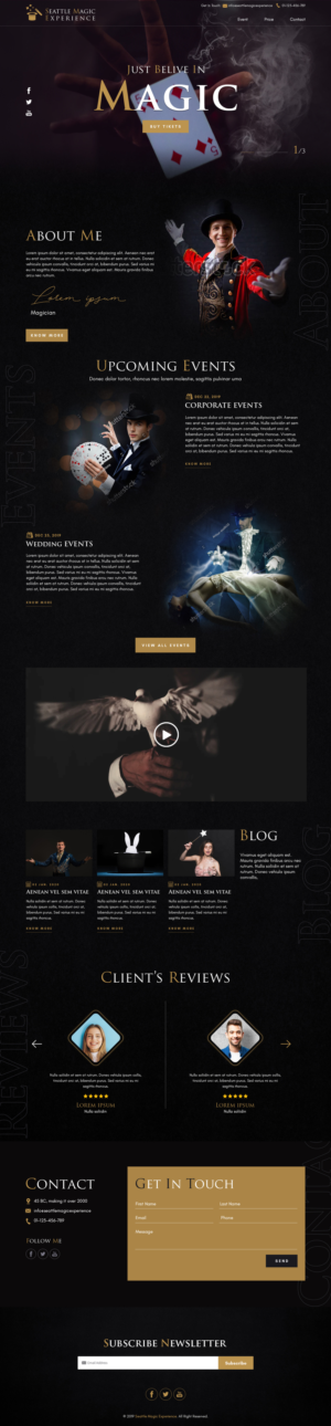 Web Design by sai.designer87 for Mark Schaefer | Design #23175454