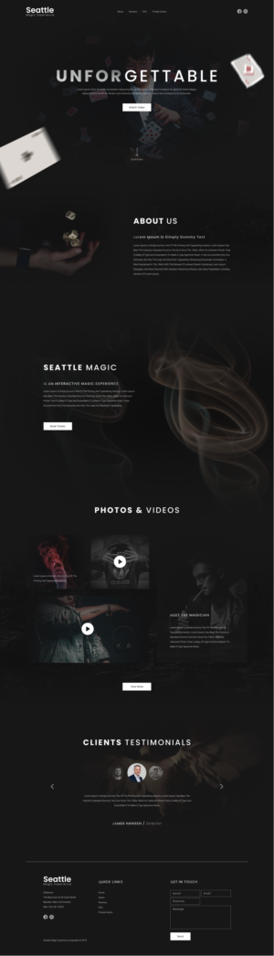 Web Design by Hassaan Shah for Mark Schaefer | Design #23168398