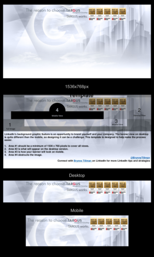 LinkedIn-Header in combination with existing Logo | Banner Ad Design by elenaivanova