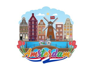 Magnet of the City Amsterdam | Graphic Design by Rickyy