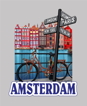 Magnet of the City Amsterdam | Graphic Design by Al Pech