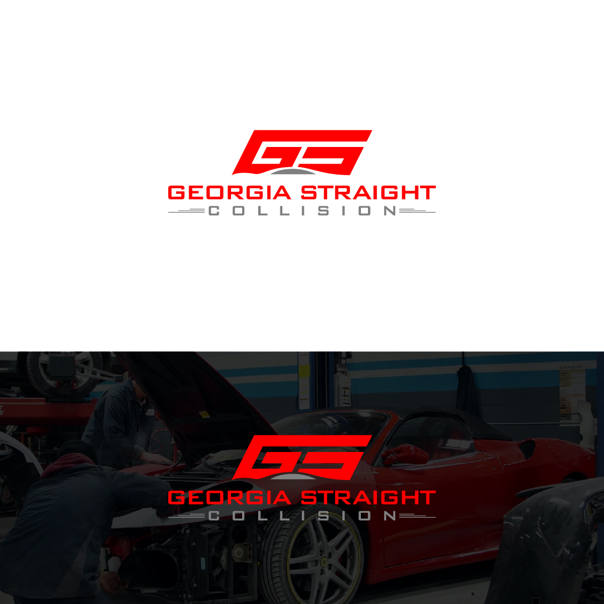 Logo Design by Deziners Zone for Georgia Straight Collision | Design: #23169326