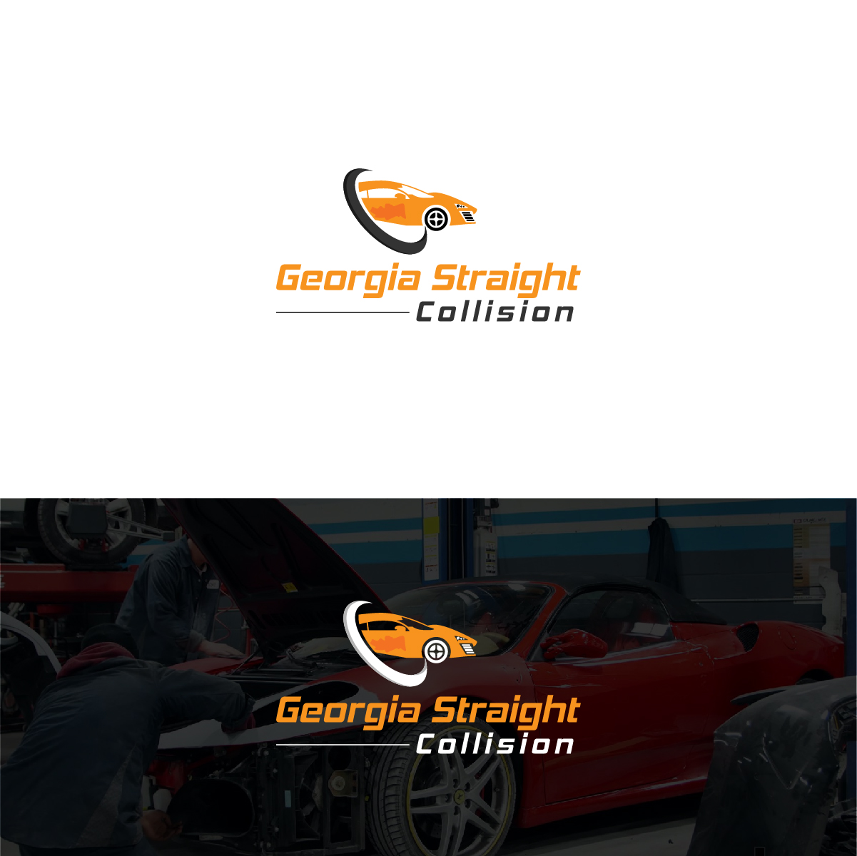 Logo Design by Deziners Zone for Georgia Straight Collision | Design #23169328