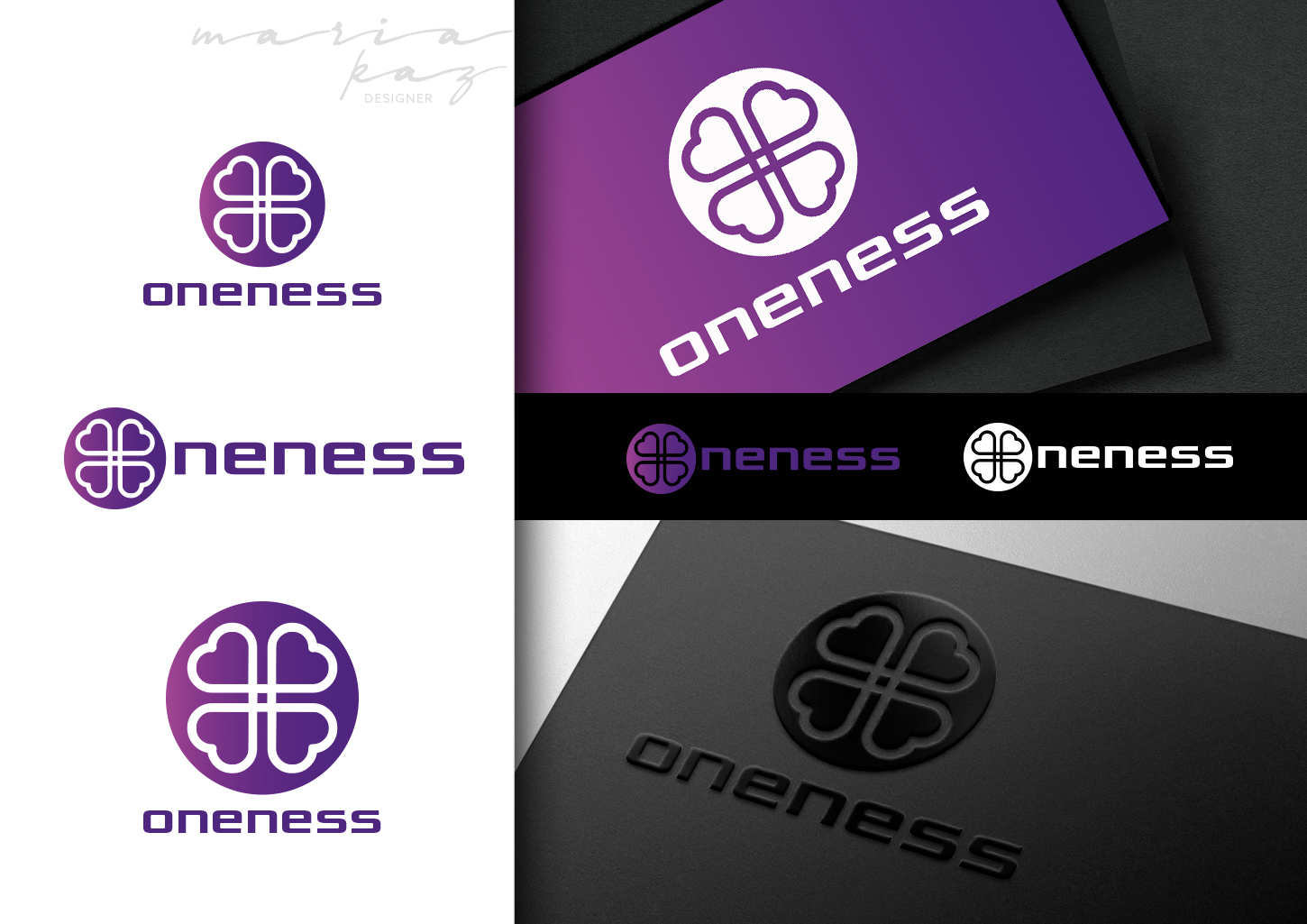 Logo Design by maria-kaz for Oneness Bat-Erdene Sp. J. | Design #23493374