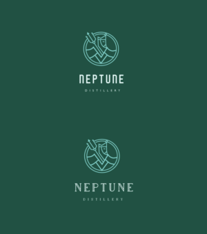 Neptune Distillery  | Logo Design by Hiccups Design