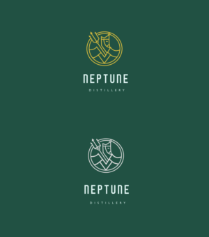 Neptune Distillery  | Logo Design by Hiccups Design