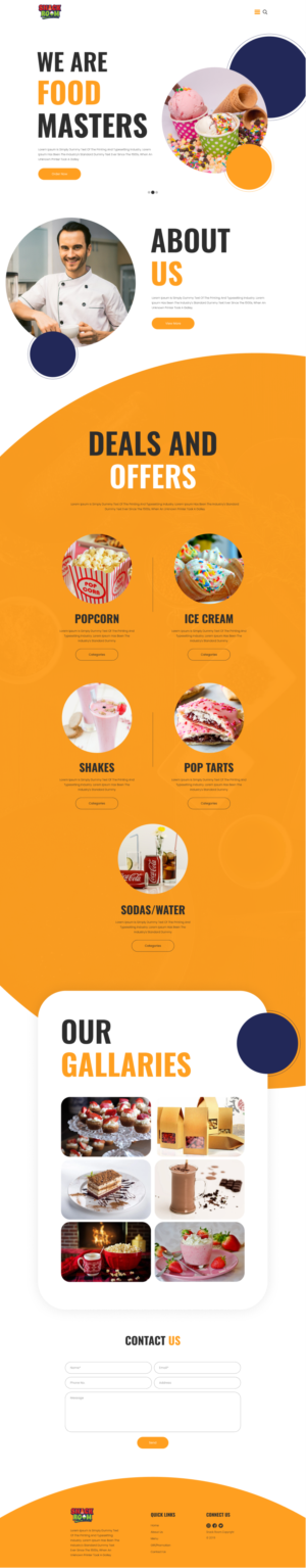 Web Design by Hassaan Shah for this project | Design #23182880
