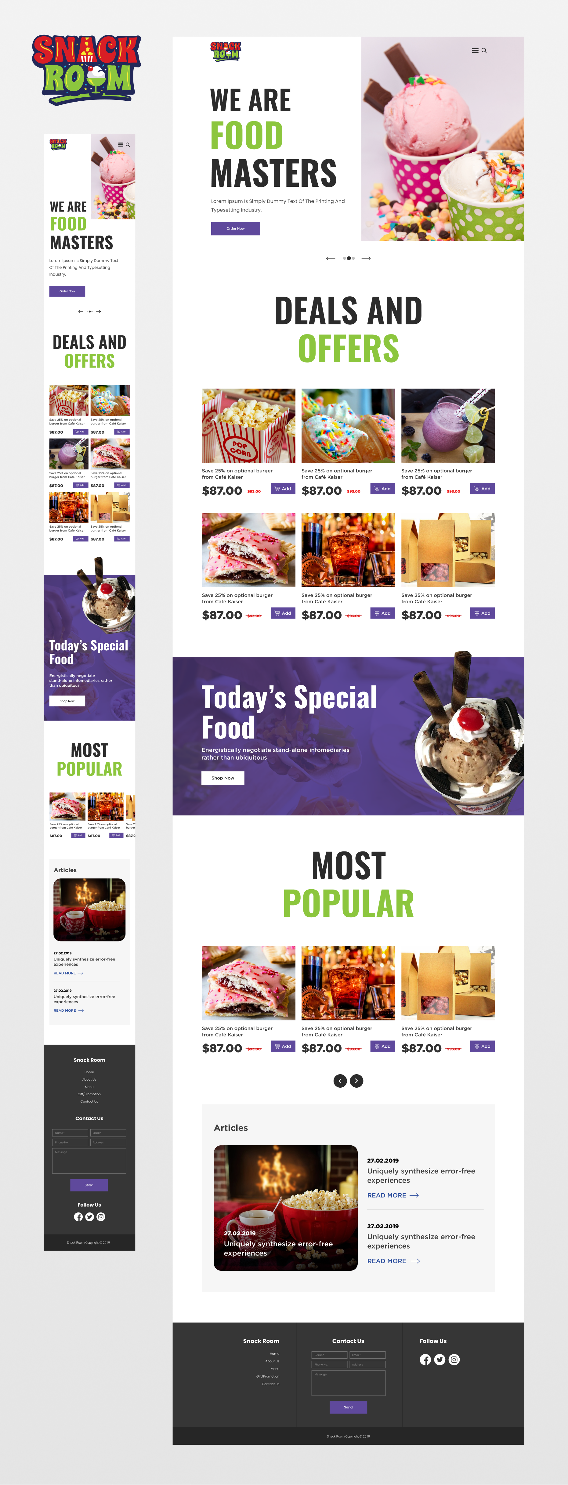 Web Design by Hassaan Shah for this project | Design #23184201