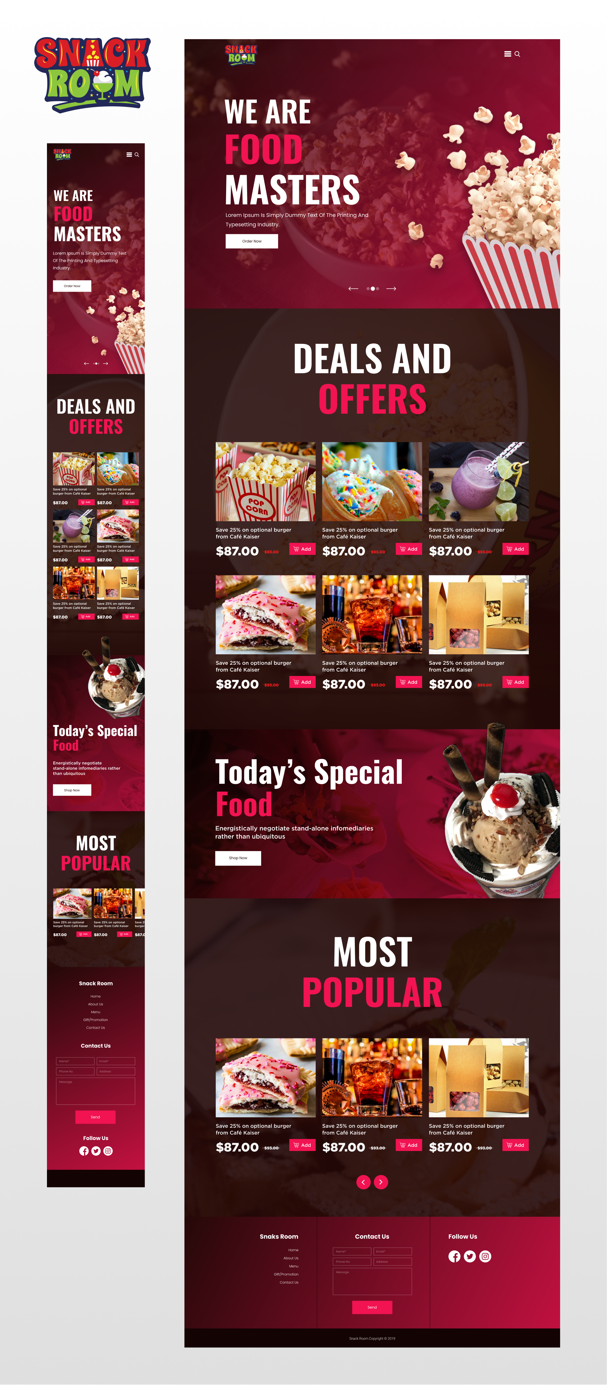Web Design by Hassaan Shah for this project | Design #23214164