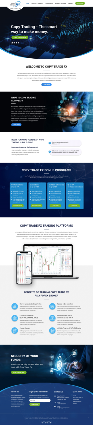 Web Design by pb for this project | Design: #23248975