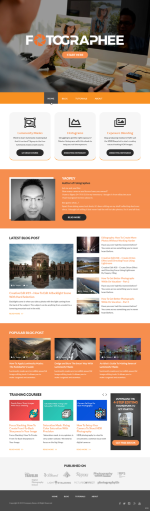 Web Design by pb for this project | Design: #23178028