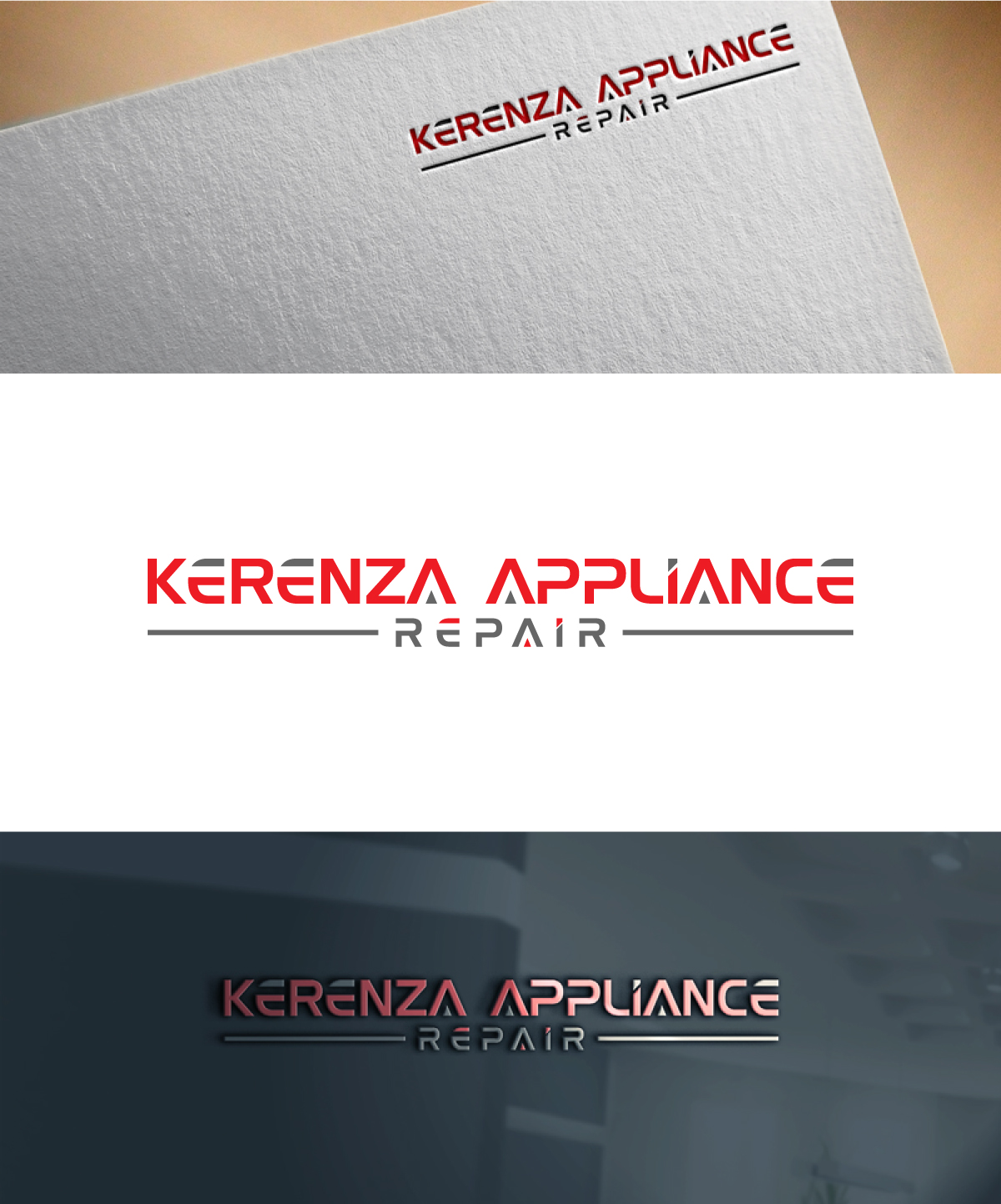 Diseño de Logo por Create 3 para Kerenza Appliance Repair | Diseño #23179356