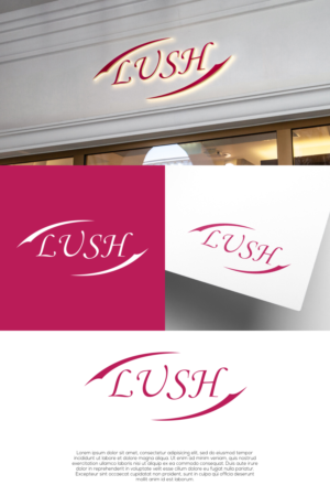 LUSH  | Logo Design by untung bertubi-tubi