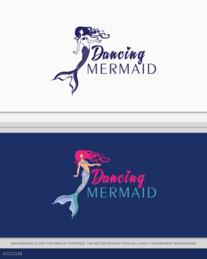 Dancing Mermaid | Logo Design by AD-X