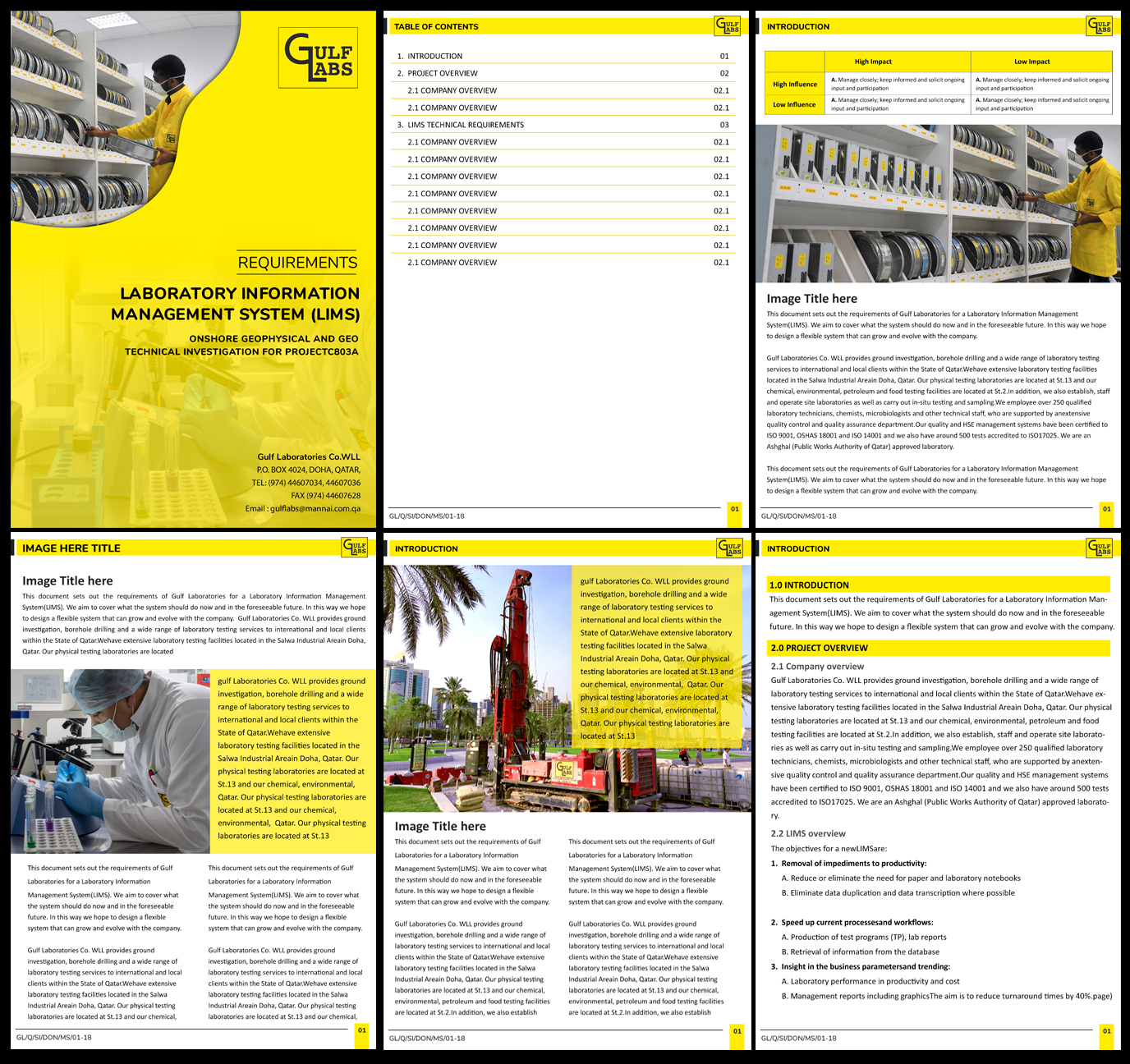 Design de Modèle Word par Best Design Hub pour Gulf Laboratories | Design #23204323